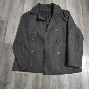 Men's Classic Gray Peacoat